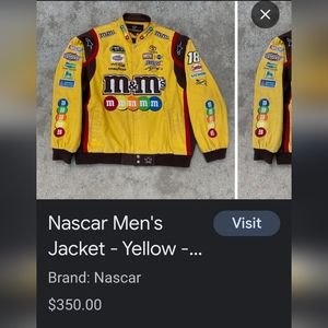 Nascar Kyle Busch racing jacket /JH Design/